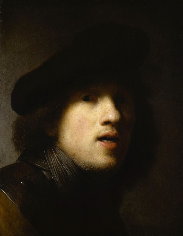  伦勃朗·梵·莱茵 Rembrandt van Rijn——  自画像8